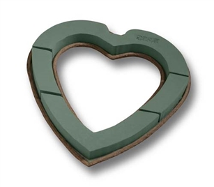 12" OASIS® Mache Open Heart, 1 pack