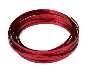 3/16" OASIS™ Flat Wire, Red, 10/case