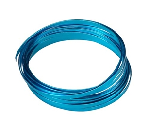 3/16" OASIS™ Flat Wire, Turquoise, 10/case