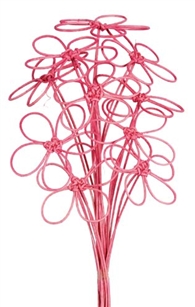 OASIS™ Midollino Flower, Pink, 8 pack