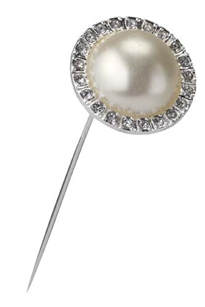 OASIS™ Brooch, Single Pearl, 36/case