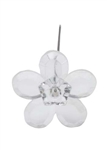 LOMEY™ Retro Flower Pin, Clear, 200/case