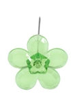 LOMEY™ Retro Flower Pin, Apple Green, 200/case