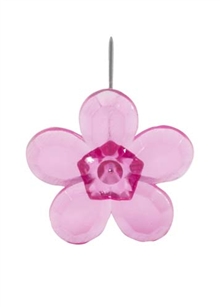 LOMEY™ Retro Flower Pin, Strong Pink, 200/case