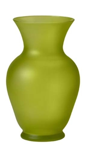 11" Bouquet Vase, Apple Green Matte, 9/case