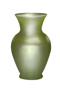 11" Bouquet Vase, Apple Green Ice, 9/case