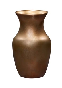 Rose Vase, Caramel Ice, 12/case