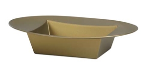 ESSENTIALS™ Oval Bowl, Gold, 24/case