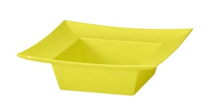 ESSENTIALS™ Square Bowl, Yellow, 24/case