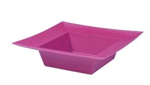 ESSENTIALS™ Square Bowl, Strong Pink, 12 pack