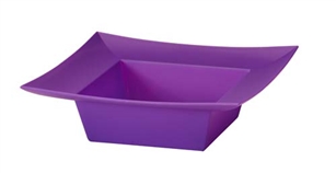 ESSENTIALS™ Square Bowl, Purple, 12 pack
