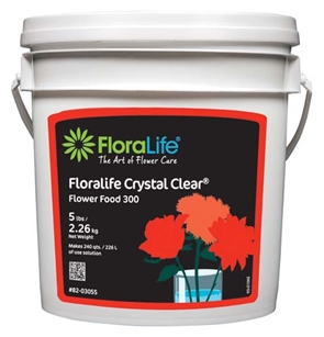 Floralife CRYSTAL CLEAR® Flower Food 300 Powder, 5 lb., 5 lb. pail