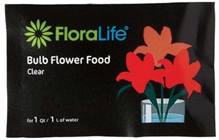 Floralife® Bulb Food Clear 300 Powder, 1Qt./1L packet, 100 box, 600 case