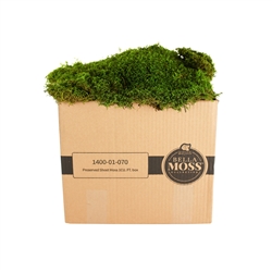 BELLA MOSS PRESERVED SHEET MOSS 1CUFT BOX