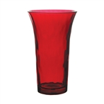 7" Sweetheart Vase, Ruby,  Pack Size: 12