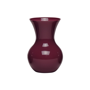 7" Sweetheart Vase, Black Cherry,  Pack Size: 12
