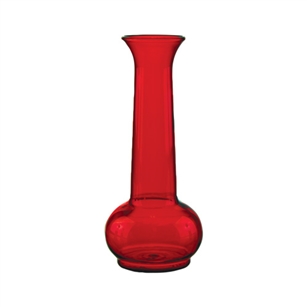 7 1/2" Bud Vase, Ruby,  Pack Size: 24