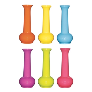 7 1/2" Bud Vase, Popsicle Assortment,  Pack Size: 24