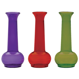 7 1/2" Bud Vase, Market Fresh Assortment,  Pack Size: 24