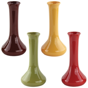 7 1/2" Bud Vase, Safari Assortment,  Pack Size: 24