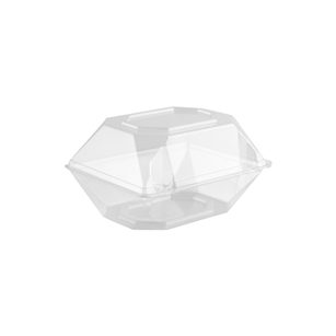 6"x5"x4"  Corsage Box, Crystal,  Pack Size: 100