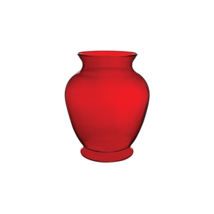 6 1/4" Ginger Vase, Ruby,  Pack Size: 12