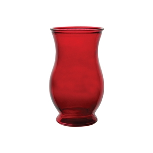 7" Regency Vase, Ruby,  Pack Size: 12