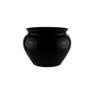 4 1/2" Jardiniere, Black,  Pack Size: 24