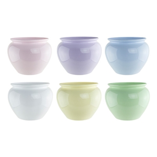 4 1/2" Jardiniere, Seaside Pastel Assortment,  Pack Size: 24