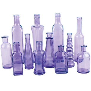 Vintage Bottle Collection, Vintage Purple,  Pack Size: 24