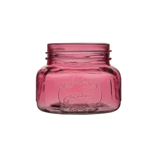 3 1/2" Jardin Vintage Jar, Vintage Pink,  Pack Size: 24