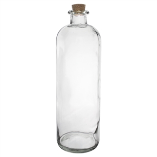 13 1/4" Apothecary Bottle, Crystal,  Pack Size: 9