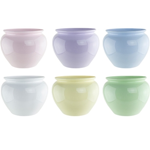 6 1/2" Jardiniere, Seaside Pastel Assortment,  Pack Size: 12