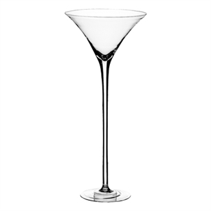 19 1/2" Martini Glass, Crystal,  Pack Size: 1