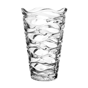 10 1/4" Laguna Vase, Crystal,  Pack Size: 6