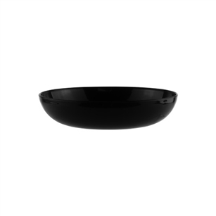 6" Designer Dish, Black,  Pack Size: 24
