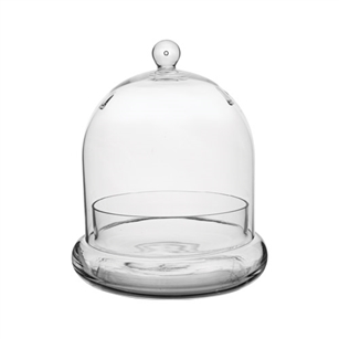 7" x 8 1/4" Terrarium Cloche, Crystal,  Pack Size: 4