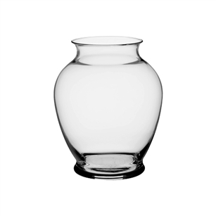 7 1/4" Ginger Vase, Crystal,  Pack Size: 12