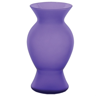 8 3/4" Sophia Vase, Violet Frost,  Pack Size: 6