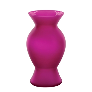 8 3/4" Sophia Vase, Raspberry Frost,  Pack Size: 6