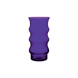 6 3/8" Groovy Vase, Violet,  Pack Size: 12