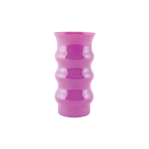 6 3/8" Groovy Vase, Radiant Orchid,  Pack Size: 12