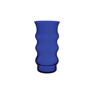6 3/8" Groovy Vase, Cobalt,  Pack Size: 12