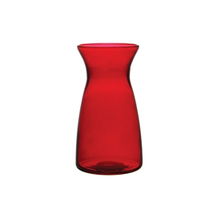 6 3/8" Vibe Vase, Ruby,  Pack Size: 12