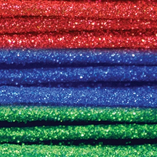 Glitter Stems - 36", Primary Assortment,  Pack Size: 576