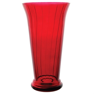 10 1/2" Romanesque Vase, Ruby,  Pack Size: 4