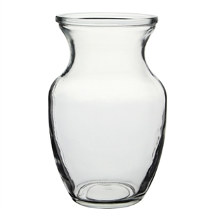 8" Rose Vase, Crystal,  Pack Size: 12