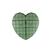 12" Solid Heart, Green,  Pack Size: 2