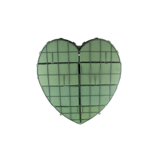 12" Solid Heart, Green,  Pack Size: 2