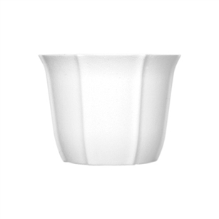 6" Tulip Design Bowl, White,  Pack Size: 24